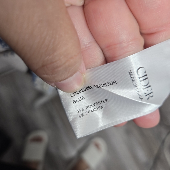 Cider Toile de Jouy Ruched Mini Dress NWT Sz 0xl - Picture 10 of 10